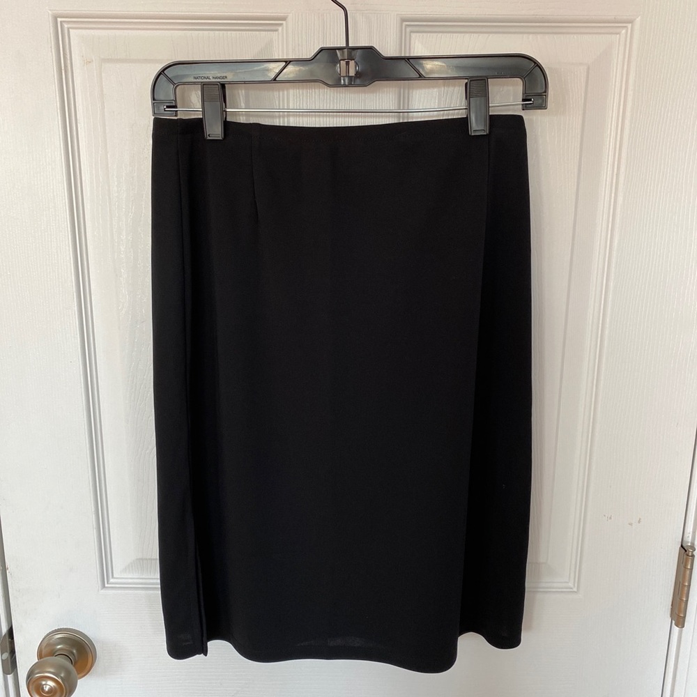 New York & Company Pencil Stretch Skirt Black Size S